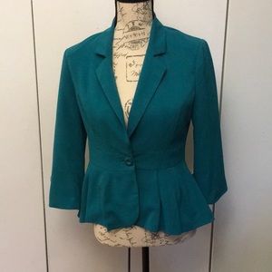 Blazer Size S Color Turquoise